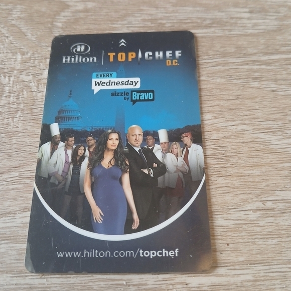 Hilton Top Chef Washington D.C. Key Card Hotel Room Key Bravo Entertainment - Picture 2 of 7